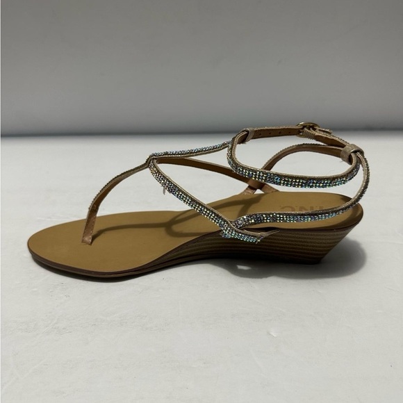 INC Womens Madge Rhinestone Thong Ankle Strap Evening Sandals Shoes Size 8m - Picture 5 of 7